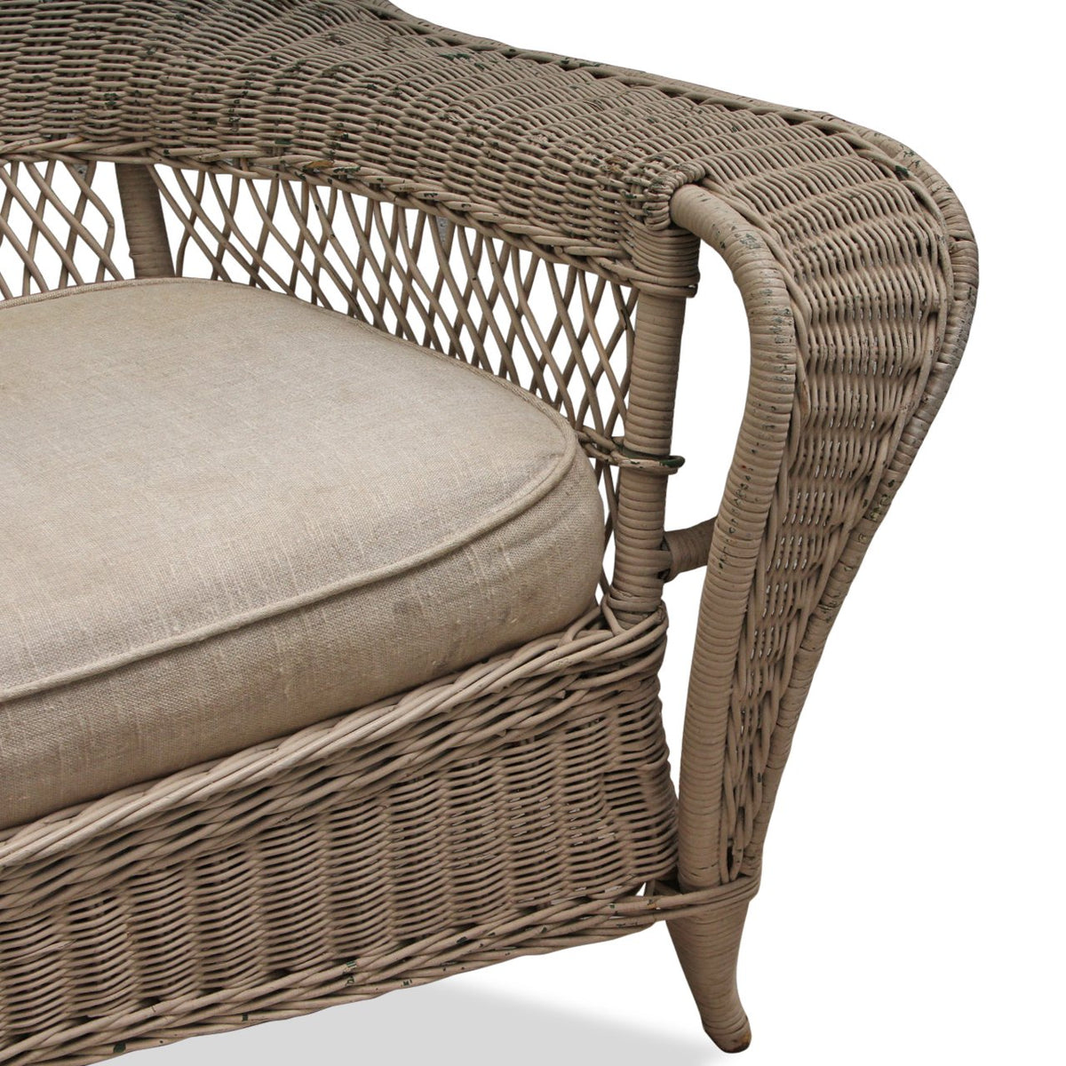 Ficks Reed Rattan Indoor Outdoor Sofa