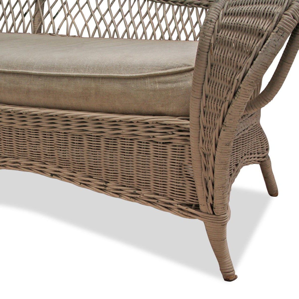 Ficks Reed Rattan Indoor Outdoor Sofa