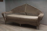 Ficks Reed Rattan Indoor Outdoor Sofa
