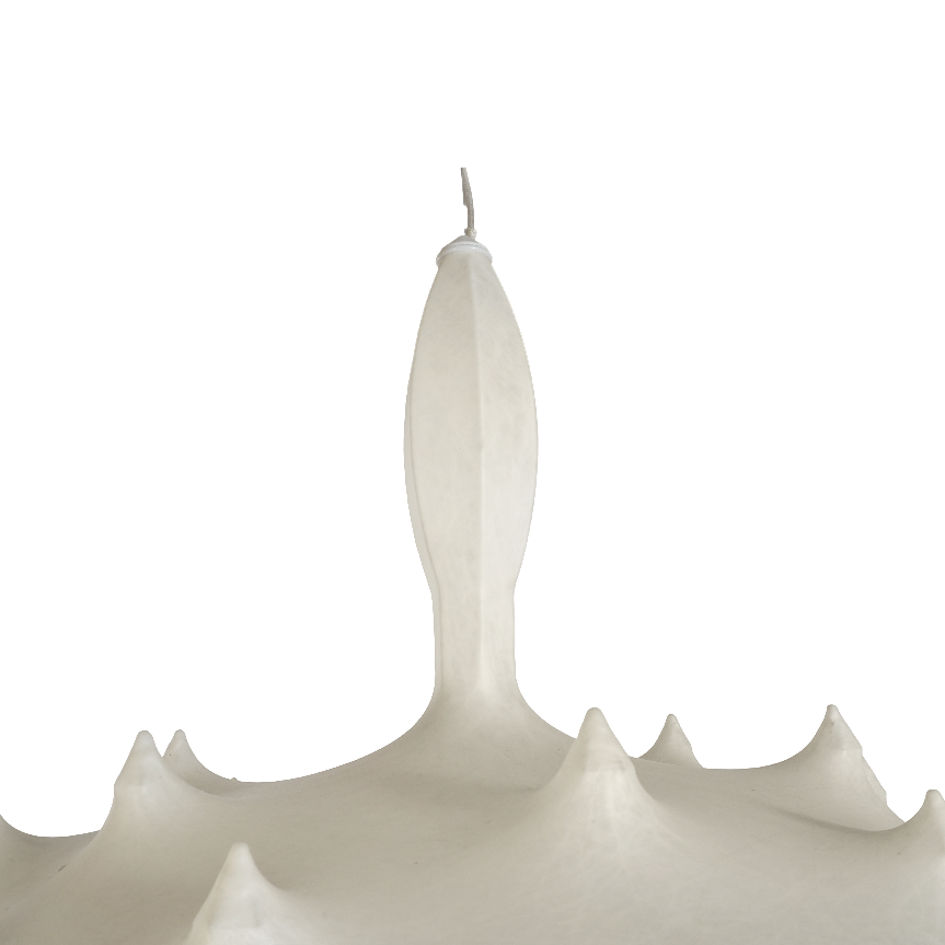 Flos Zeppelin S1 Pendant Chandelier Light by Marcel Wanders, Faceted Crystal Globe