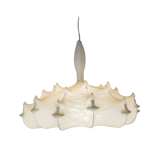 Flos Zeppelin S1 Pendant Chandelier Light by Marcel Wanders, Faceted Crystal Globe