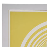 Francis Celentano, Elliptical Series B: White on Light Yellow, 1967