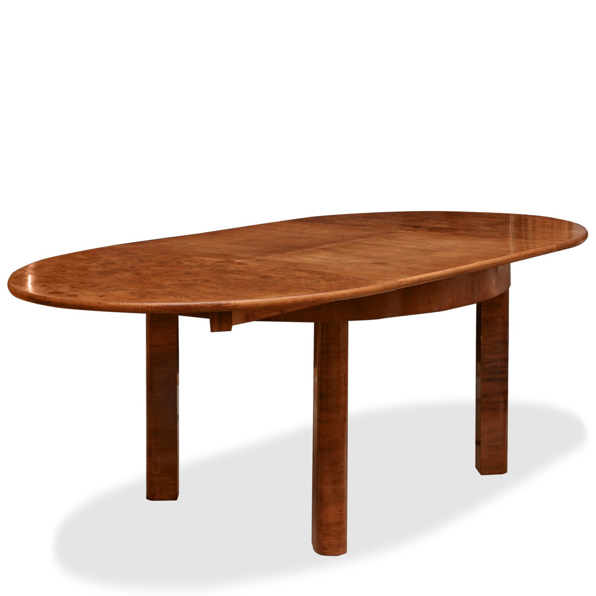 Franciszek Najder Rosewood Dining Table with Hidden Leaves, C1920