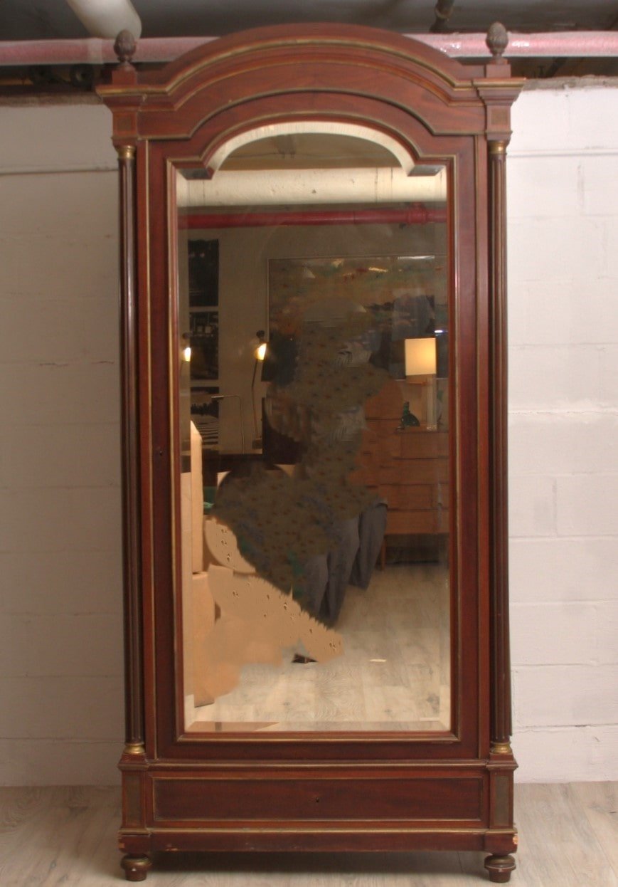 French Antique Victorian Renaissance Armoire Cabinet