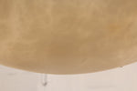 French Empire Style Alabaster and Brass Chandelier - Gold Finish