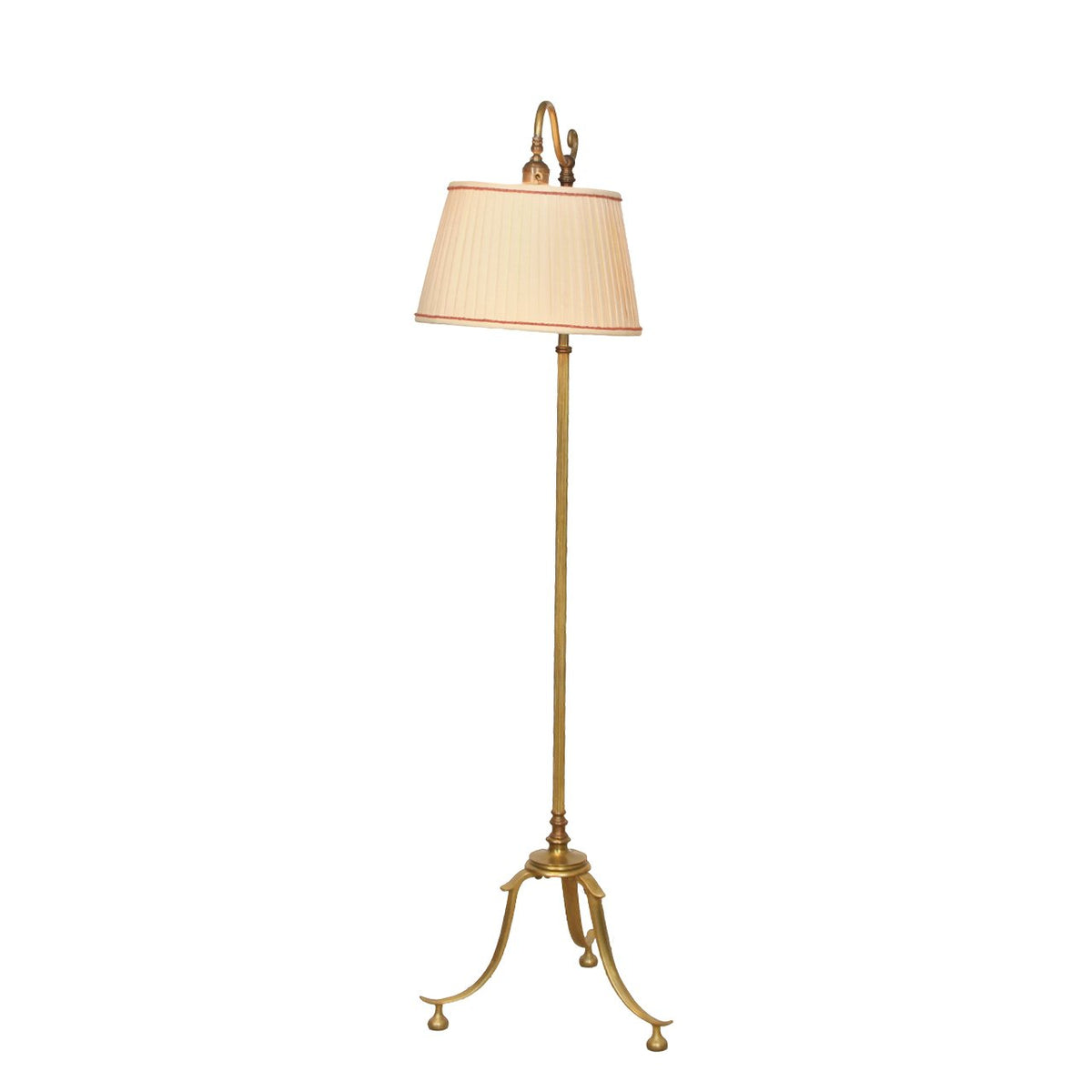 French Style Brass Floor Lamp