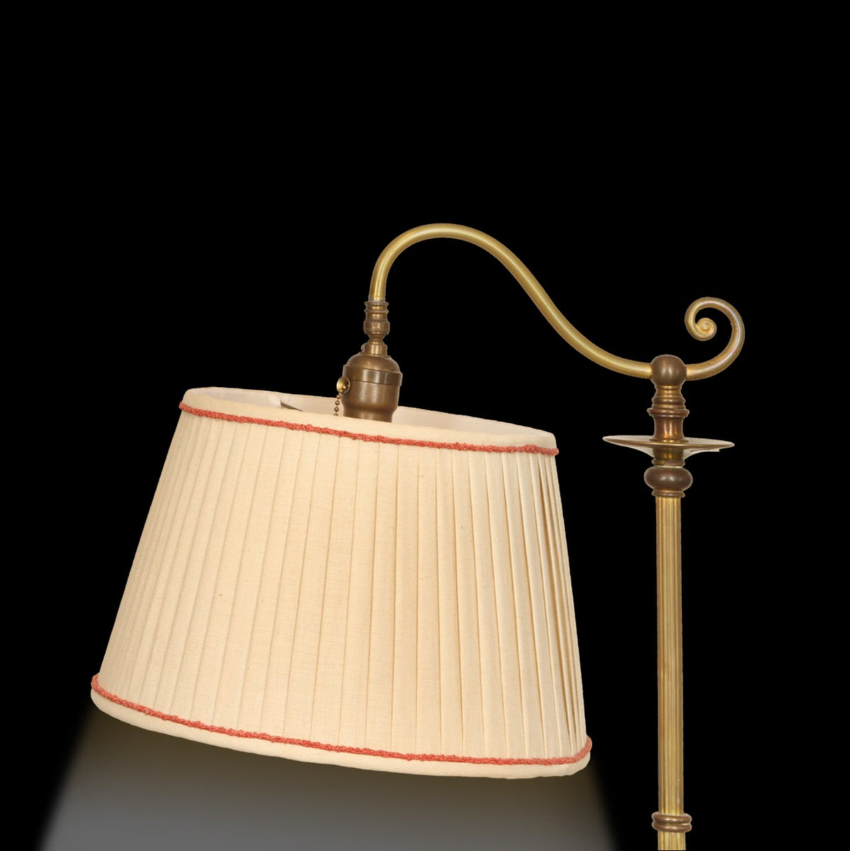 French Style Brass Floor Lamp
