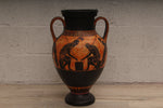 Greek Handmade Pottery Achilles Ajax Playing Pessous