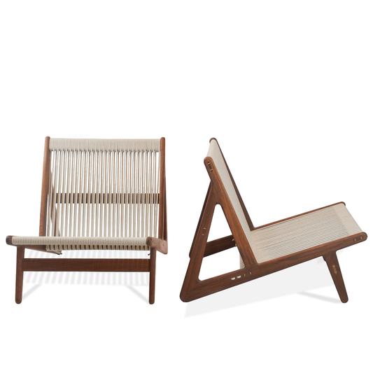Gubi MR01 Initial Outdoor Lounge Chair from DWR, Pair of