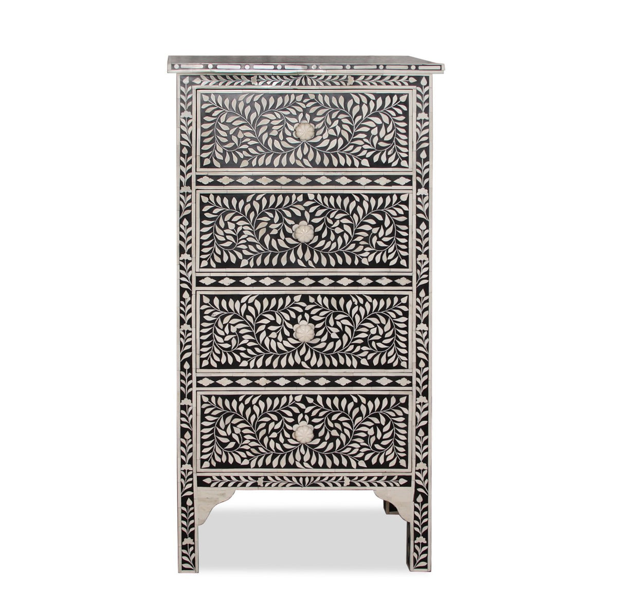 Handcrafted Bone Inlay 4 Drawer Dresser from Butler Specialty