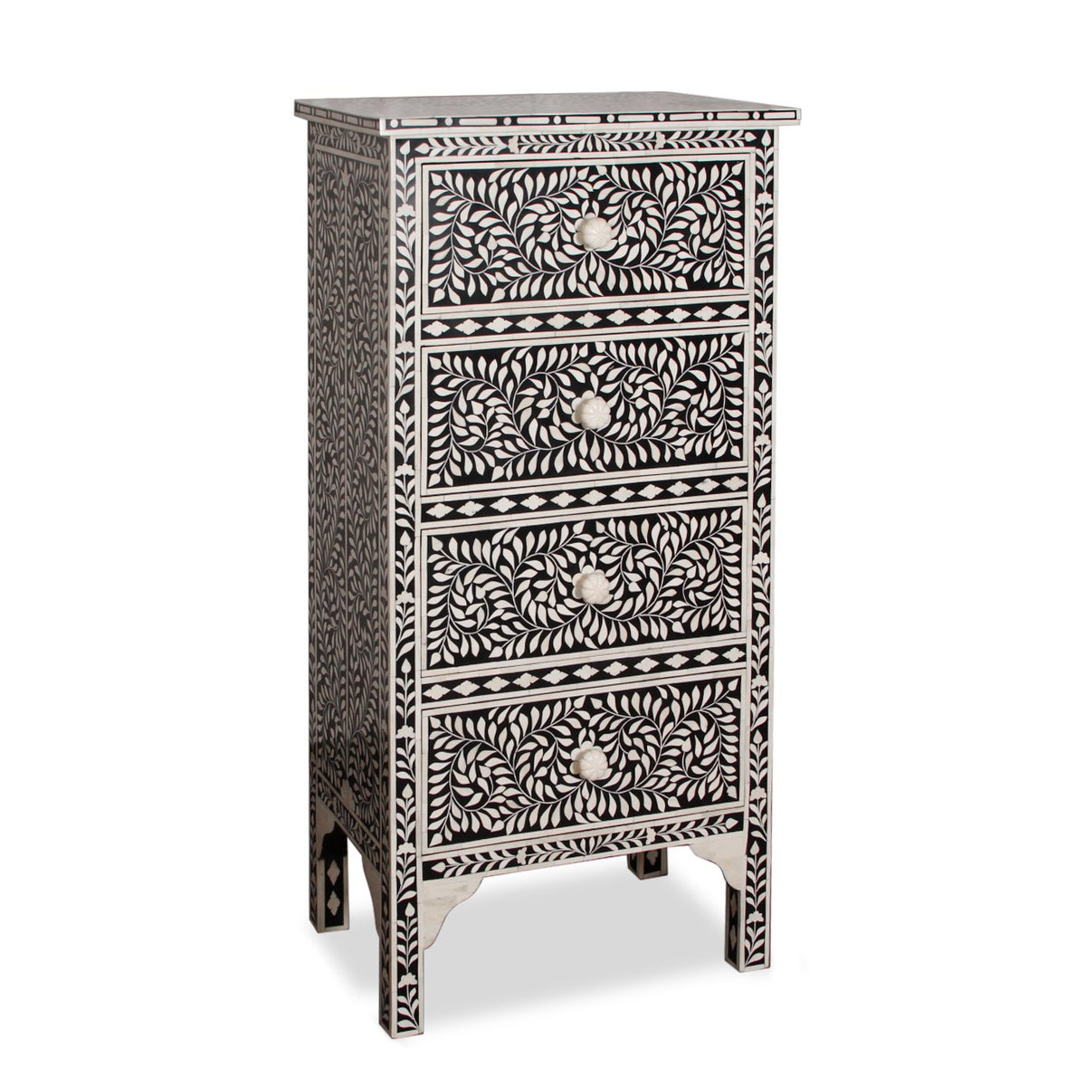 Handcrafted Bone Inlay 4 Drawer Dresser from Butler Specialty