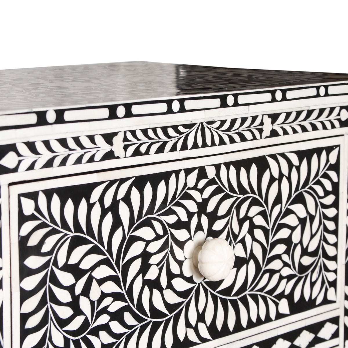 Handcrafted Bone Inlay 4 Drawer Dresser from Butler Specialty