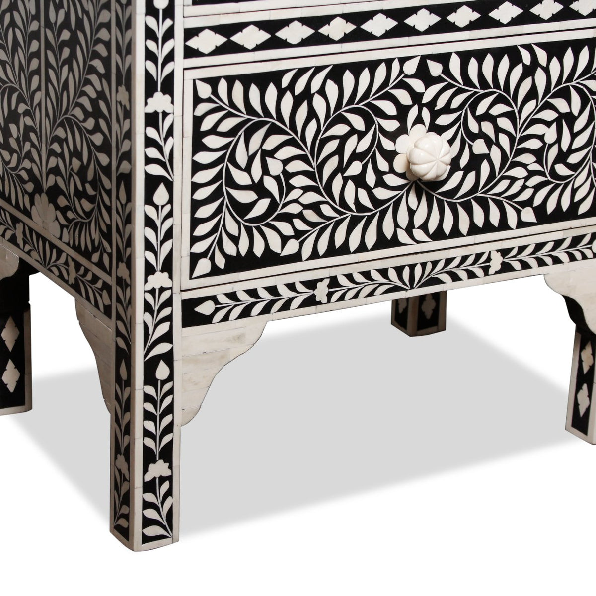 Handcrafted Bone Inlay 4 Drawer Dresser from Butler Specialty