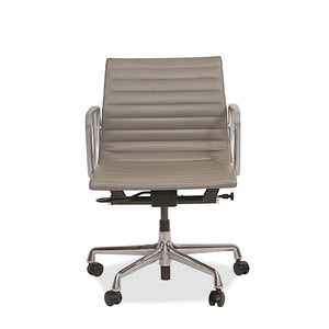 Herman Miller Eames Aluminum Group Leather Management Desk Chair