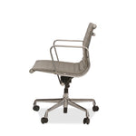 Herman Miller Eames Aluminum Group Leather Management Desk Chair