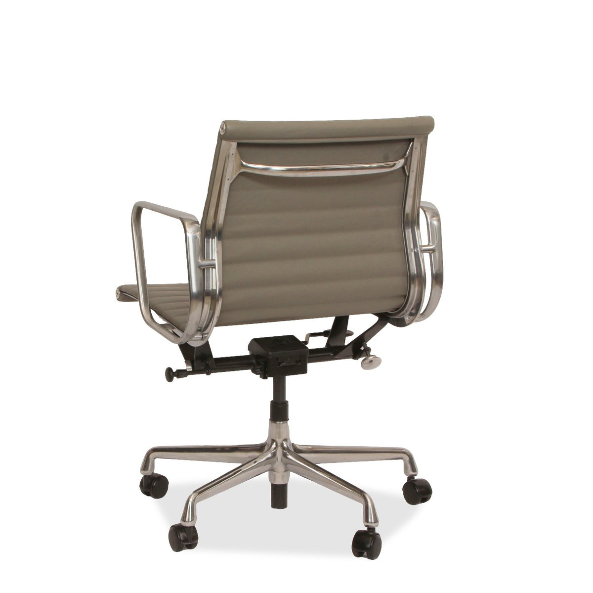 Herman Miller Eames Aluminum Group Leather Management Desk Chair