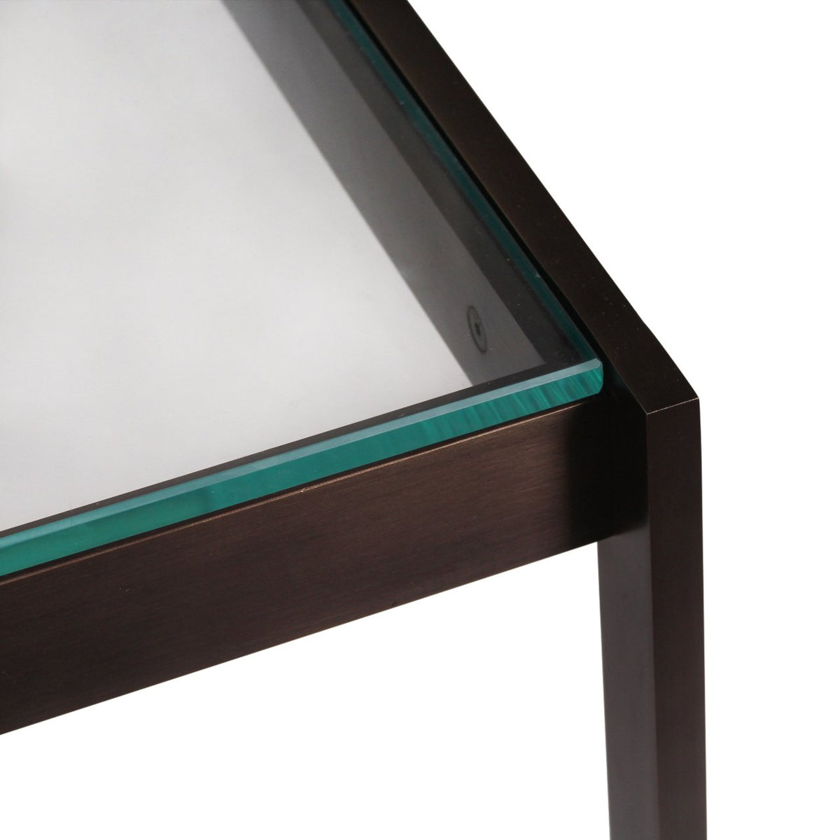 Holly Hunt Lugano Linden Brass Cocktail Table