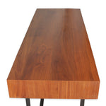 Hudson Desk with Walnut Top and Metal Frame from R&B