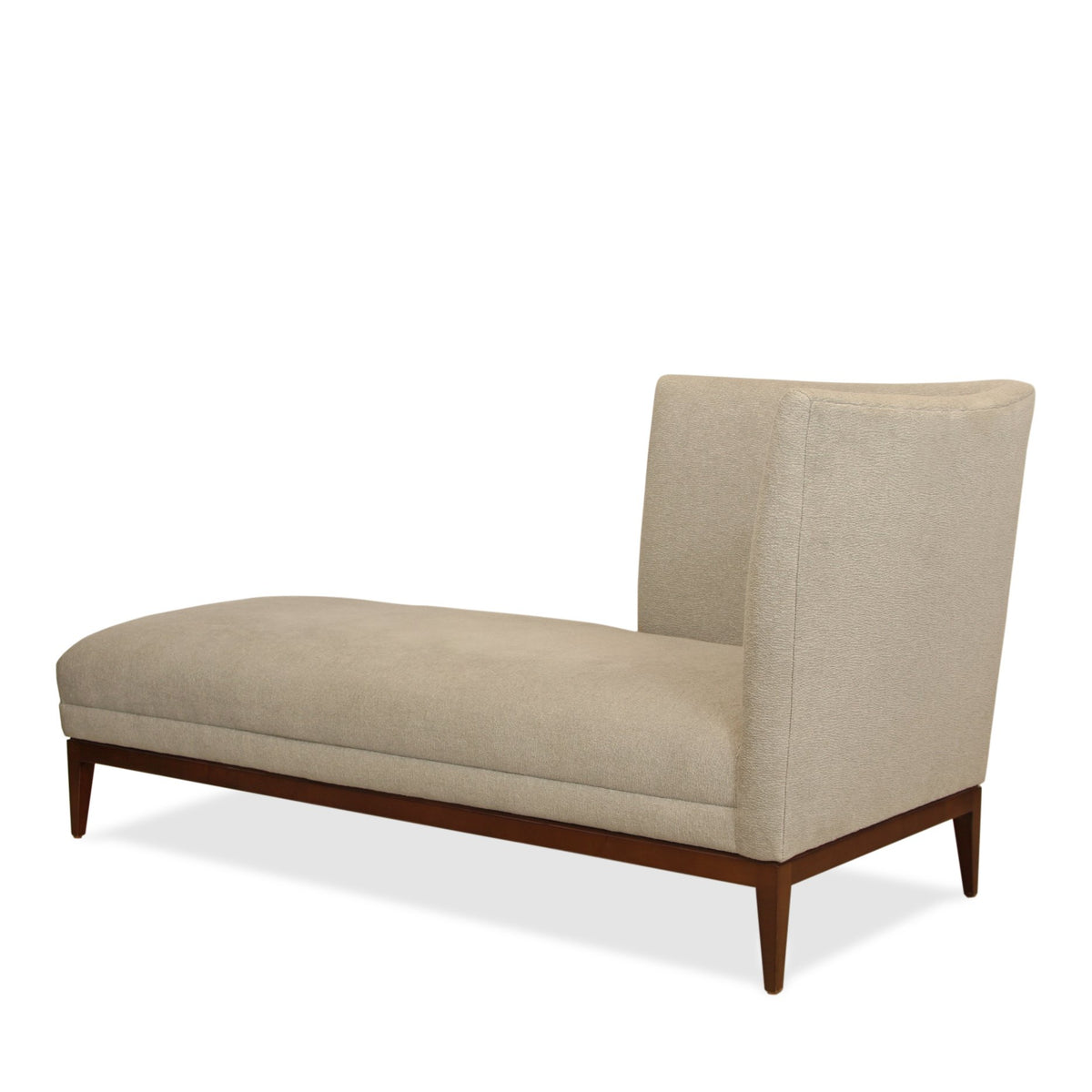 Interior Crafts NYC Lakeside Chaise Daybed with Maple Wood Legs in Francesca Finish