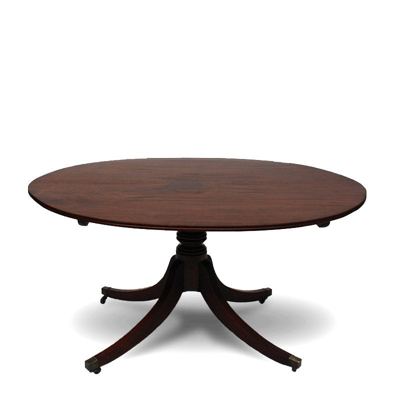 Early 19th Century George III Oval Mahogany Breakfast Dining Table