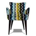 Pair of MCM Chairs with Missoni Upholstery