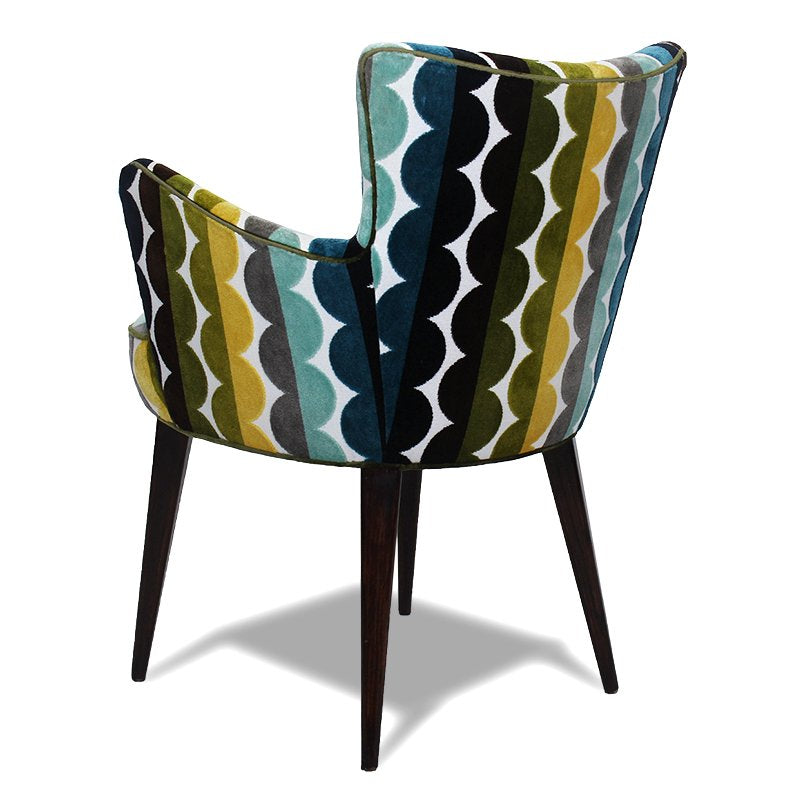 Pair of MCM Chairs with Missoni Upholstery