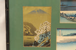 Katsushika Hokusai Woodblock Print Triptych with Oestreicher's Frame