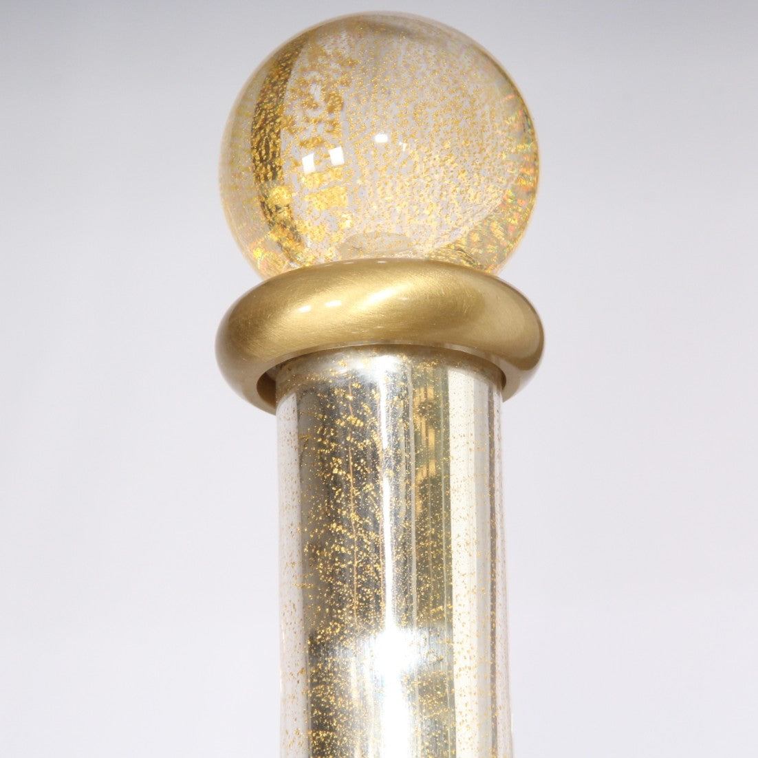 Vintage Donghia Italian Murano Stellare Hand-Blown with Gold Dust Wall Sconces, Pair of