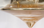 Vintage Donghia Italian Murano Stellare Hand-Blown with Gold Dust Wall Sconces, Pair of