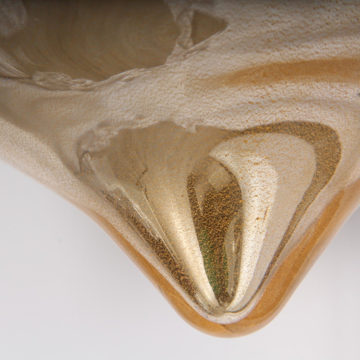 Vintage Donghia Italian Murano Stellare Hand-Blown with Gold Dust Wall Sconces, Pair of