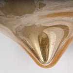 Vintage Donghia Italian Murano Stellare Hand-Blown with Gold Dust Wall Sconces, Pair of