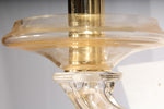 Vintage Donghia Italian Murano Stellare Hand-Blown with Gold Dust Wall Sconces, Pair of