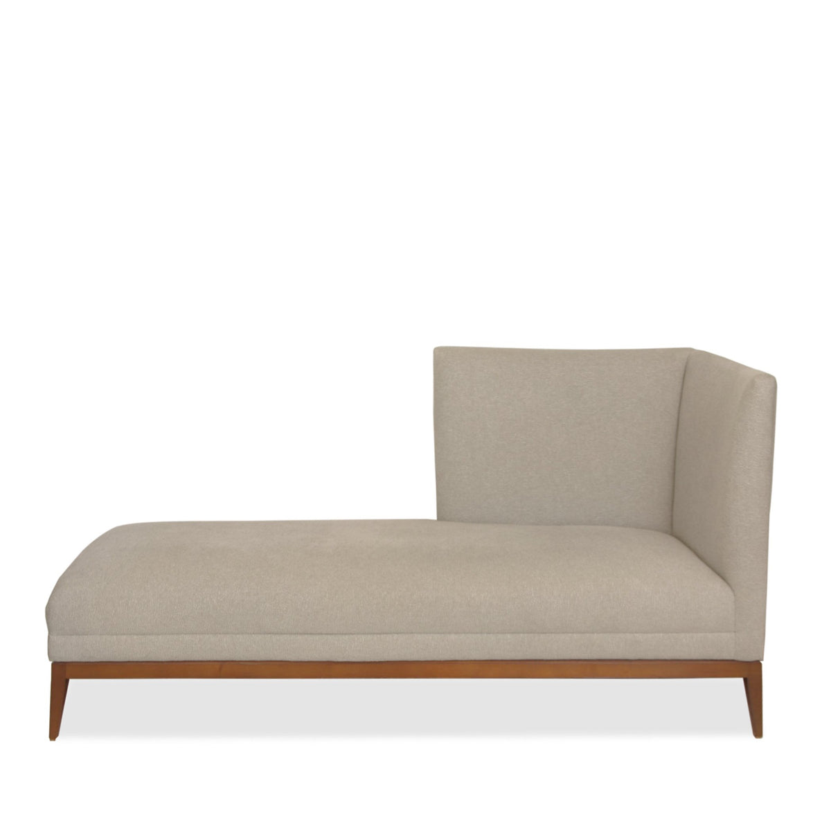 Interior Crafts NYC Lakeside Chaise Daybed with Maple Wood Legs in Francesca Finish