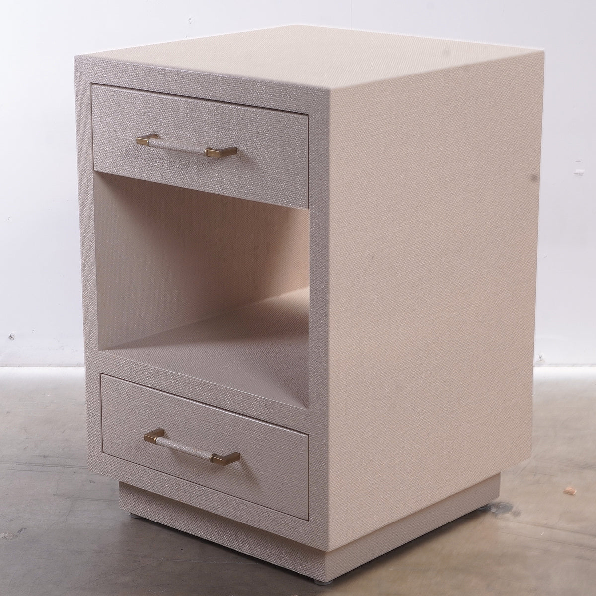 Interlude Home Taylor Small Bedside Chests, Pair of (New Condition)