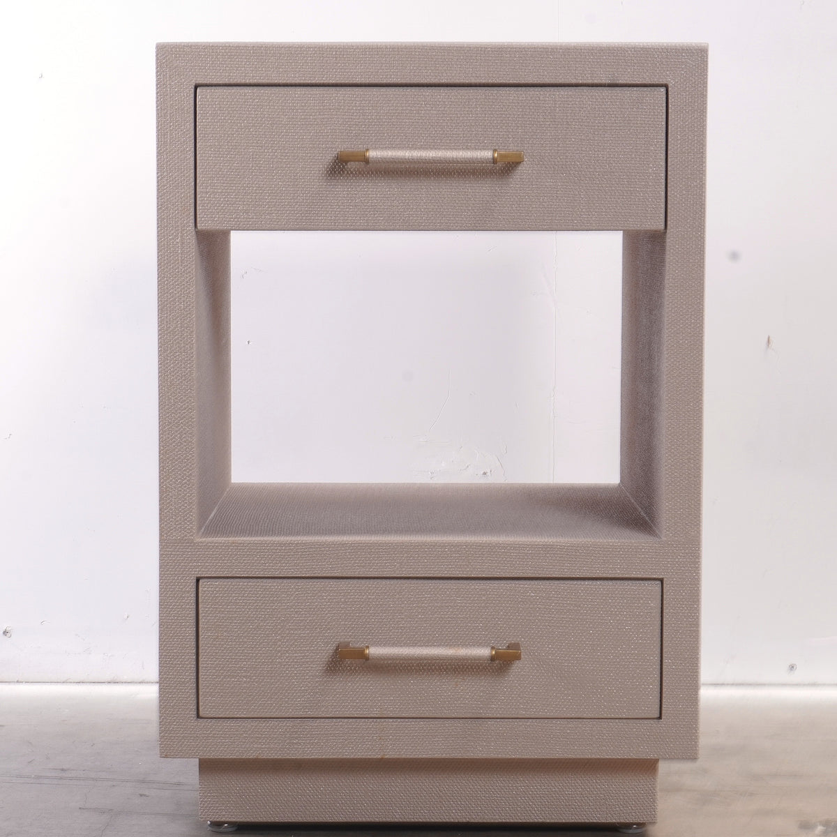 Interlude Home Taylor Small Bedside Chests, Pair of (New Condition)