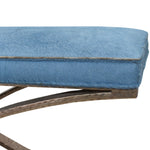 Ironies Danica Modern Cowhide Bench