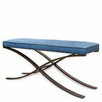 Ironies Danica Modern Cowhide Bench