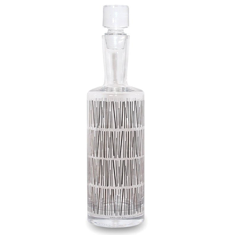 Italian Decanter with Sterling Silver by Barbara Forni / Sottsass Associati for Egizia