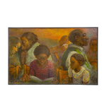 Jean Savage Abbott  Waiting, 1982 Oil on Canvas Painting