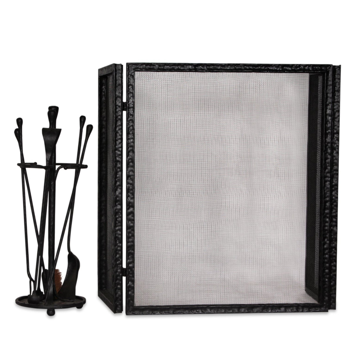 John Rosselli Fireplace Tool Set & Screen