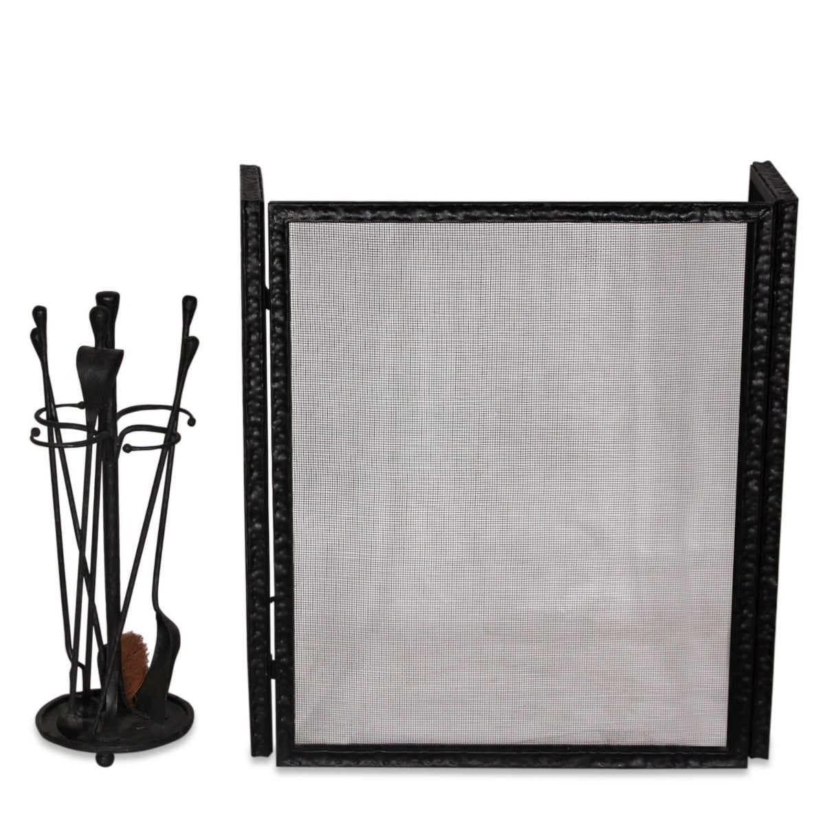 John Rosselli Fireplace Tool Set & Screen