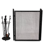 John Rosselli Fireplace Tool Set & Screen