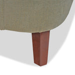 Jonas NYC Furniture Boudin Handmade Armchair and Stool