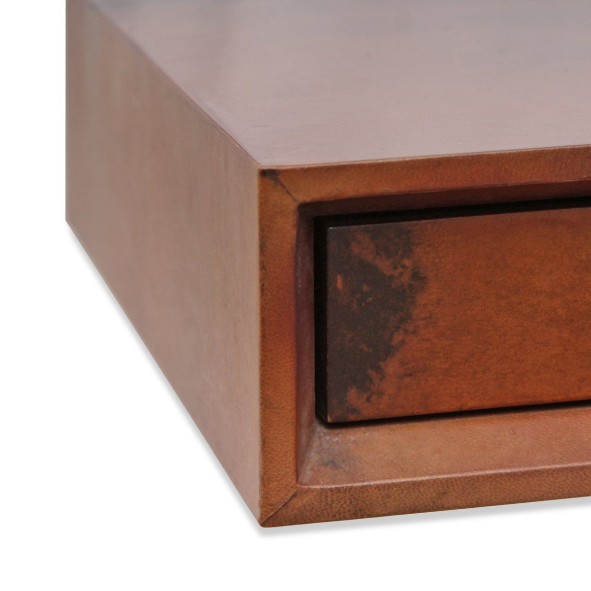 Julian Chichester Cortes Brown Vellum Console Table