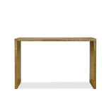 Julian Chichester Distressed Brass Modern Console Table