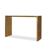 Julian Chichester Distressed Brass Modern Console Table