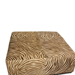 Kenneth Cole Zebra Design Cowhide Ottoman (2 Available)