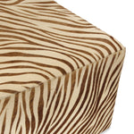 Kenneth Cole Zebra Design Cowhide Ottoman (2 Available)