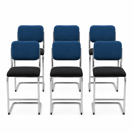 Knoll Cesca Fully Upholstered Counter Stool by Marcel Breuer (Set of 6)