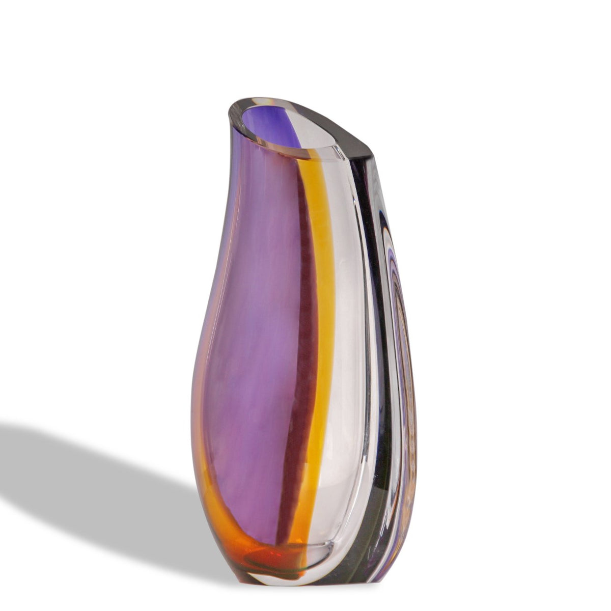 Kosta Boda Orchid Glass Vase Designed by Goran Warff